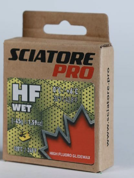 Парафин SCIATORE HF WET (бледно желтый) +6/0 45гр