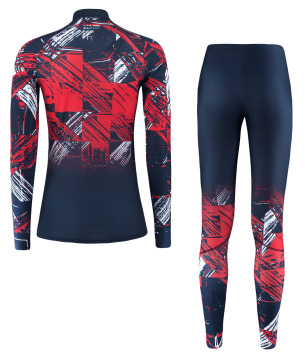 Гоночный костюм LOFFLER WORLDCUP 24 dark blue/red EL28455-455