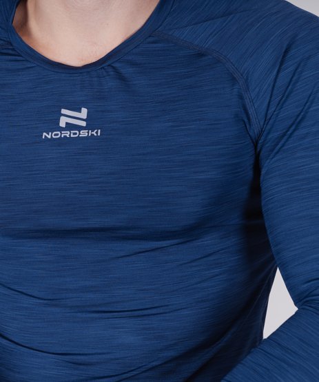 Футболка Nordski Pro Blue с длинным рукавом NSM425700 в Твери