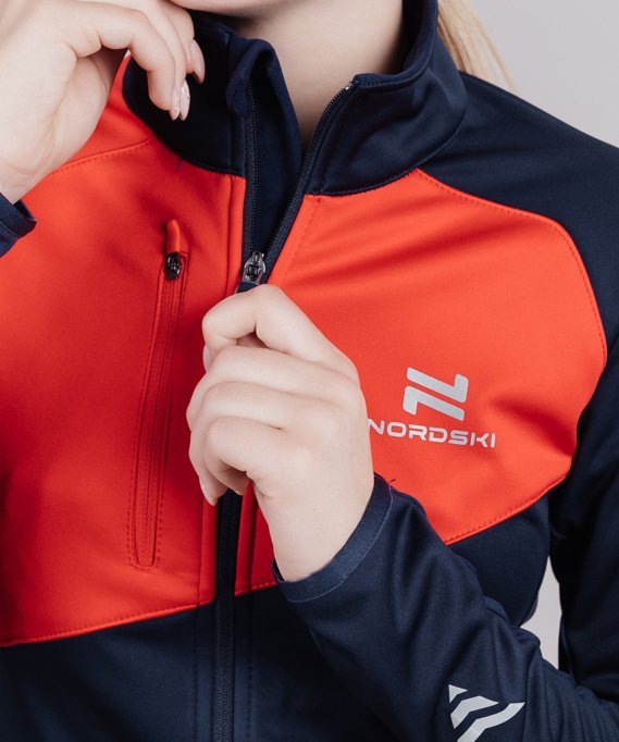 Куртка Nordski Jr. Premium Blueberry/Red NSJ802021 в Санкт-Петербурге