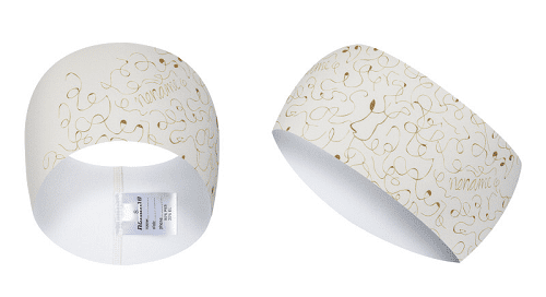 Повязка NONAME RACE HEADBAND 22 COOL GREY/GOLD (S)