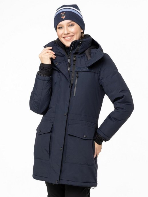 Парка MOAX Siberia Dupont жен. MX2374/75100 темно-синий