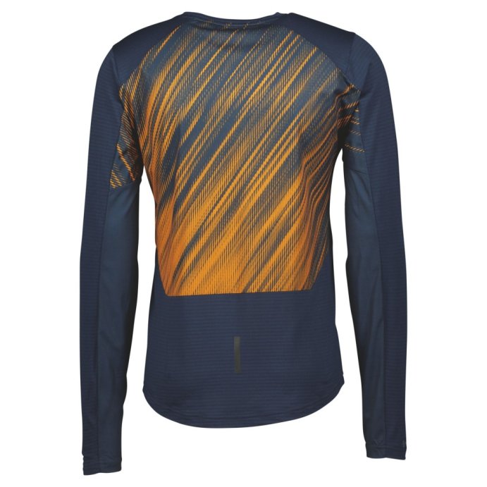 Футболка с длинным рукавом SCOTT Trail Run midnight blue/copper orange ES289471-7135 в Мурманске
