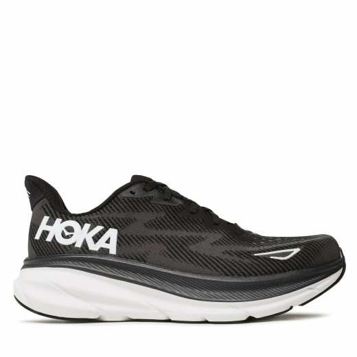 Кроссовки Hoka M CLIFTON 9 Black / White — 