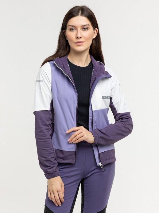 Куртка с капюшоном MOAX Dickson Wind жен. MX314220/80120 сиреневый в Твери