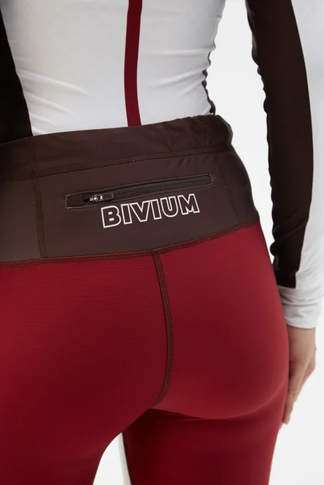 Костюм гоночный Bivium д/жен. "Энергия 2.0" белый_бордовый