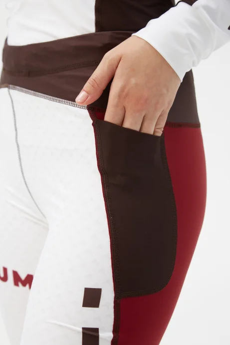 Костюм гоночный Bivium д/жен. "Энергия 2.0" белый_бордовый