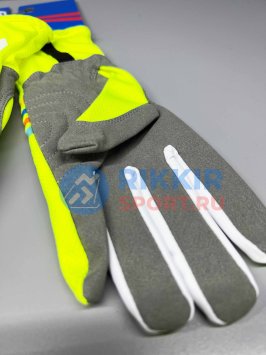 Перчатки лыжероллерные Ski Time салат. S1901 NEW