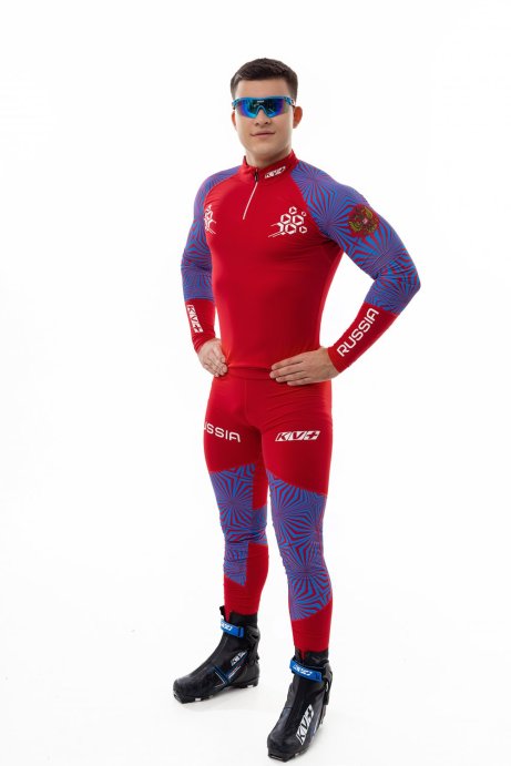 Гоночный костюм KV+ LAHTI 2 pieces suit blue\red 21V118.RUS