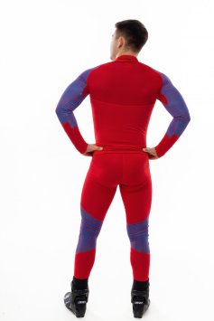 Гоночный костюм KV+ LAHTI 2 pieces suit blue\red 21V118.RUS
