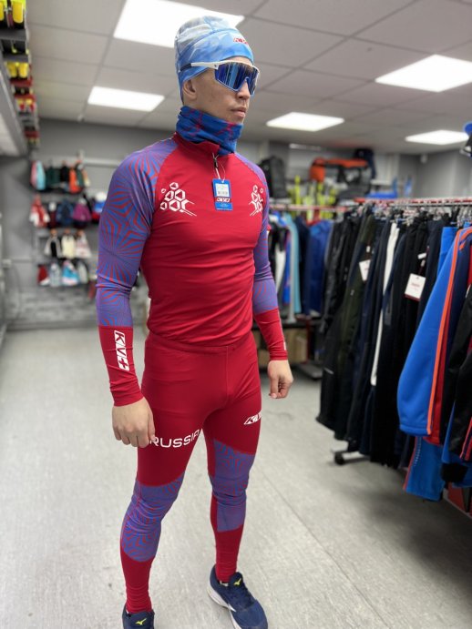 Гоночный костюм KV+ LAHTI 2 pieces suit blue\red 21V118.RUS