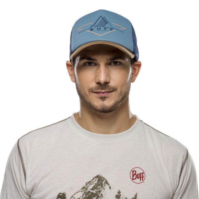 Кепка Buff Trucker Cap Brak Stone Blue 122599.754.10.00