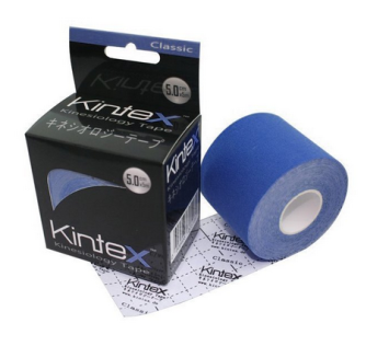 Kintex Кинезиотейп Сlassic, 5см х 5м, синий