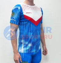Футболка ШВЕЦИЯ 2024 голуб.-бел.