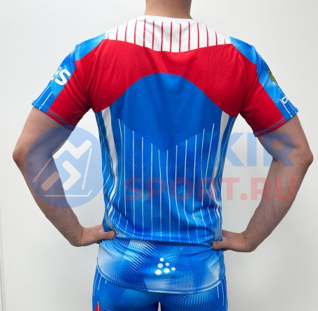 Футболка ШВЕЦИЯ 2024 голуб.-бел.