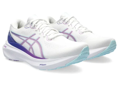 Кроссовки женские ASICS Gel-Kayano 30 W White/Cyber Grape