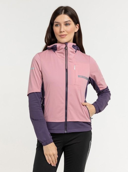 Куртка с капюшоном MOAX Dickson Wind жен. MX314220/92788 пурпурно-розовый