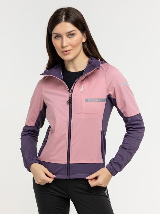 Куртка с капюшоном MOAX Dickson Wind жен. MX314220/92788 пурпурно-розовый