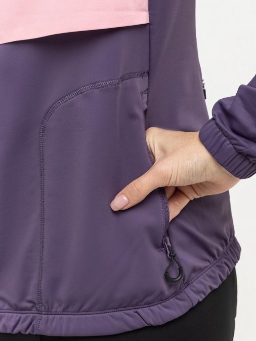 Куртка с капюшоном MOAX Dickson Wind жен. MX314220/92788 пурпурно-розовый