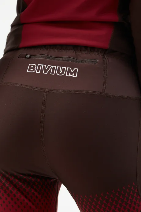 Костюм гоночный Bivium д/жен. "Энергия 2.0" коричневый_бордовый в Твери