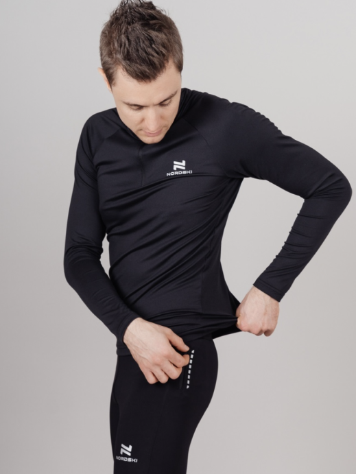 Лонгслив Nordski Pro Black NSM437100