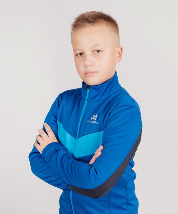 Костюм разминочный Nordski Jr. Base True Blue/Blue NSJ817797