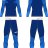 Гоночный костюм KV+ LAHTI 2 pieces dark blue\blue 21V118.42
