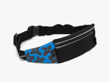 Сумка Enklepp Run Belt 365 (trap-black flowers-blue)