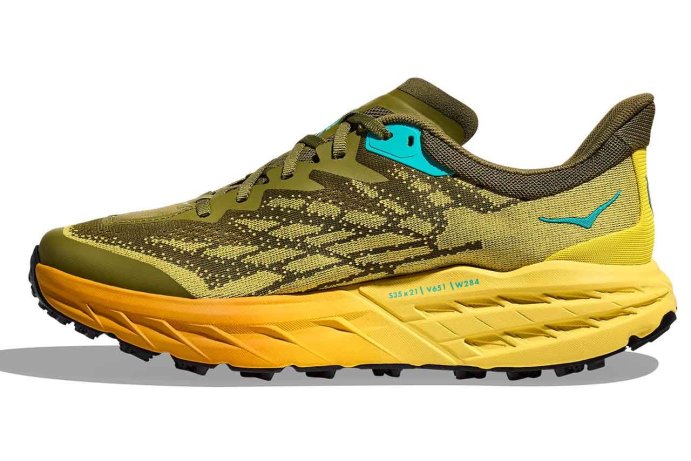 Кроссовки Hoka M SPEEDGOAT 5 Avocado Green Passion Yellow