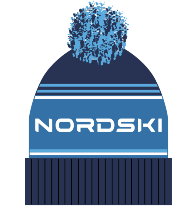 Шапка Nordski Stripe Dark blue NSV 470832 в Твери