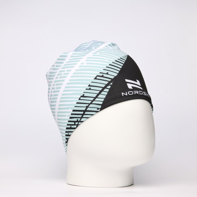 Гоночная шапка Nordski Jr. Heat Black/Ice Mint NSJ226906 (S)