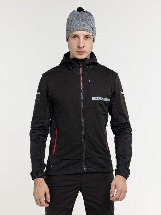 Куртка с капюшоном MOAX Dickson Wind муж. MX314221/10000 черный