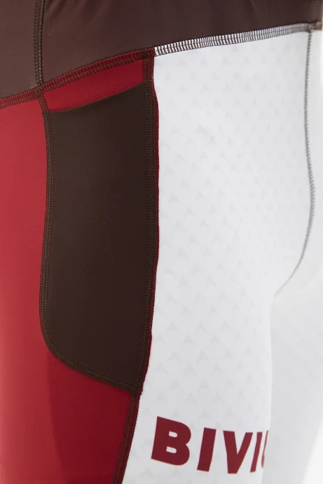 Костюм гоночный Bivium д/муж. &quot;Энергия 2.0&quot; белый_бордовый
