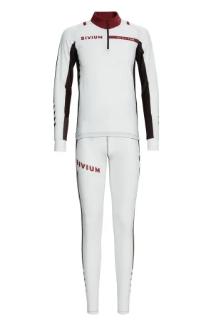 Костюм гоночный Bivium д/муж. "Энергия 2.0" белый_бордовый