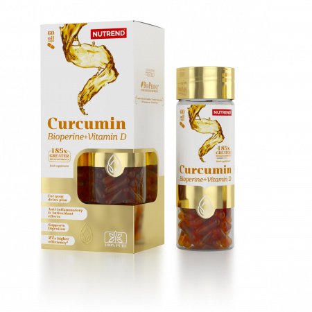 КУРКУМИН + БИОПЕРИН + ВИТАМИН D капсулы №60/CURCUMIN + BIOPERINE + VITAMIN D 60 caps Nutrend
