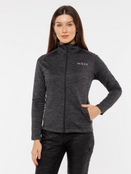 Термокофта на молнии Sport Tech жен. MX215230/10005 угольный