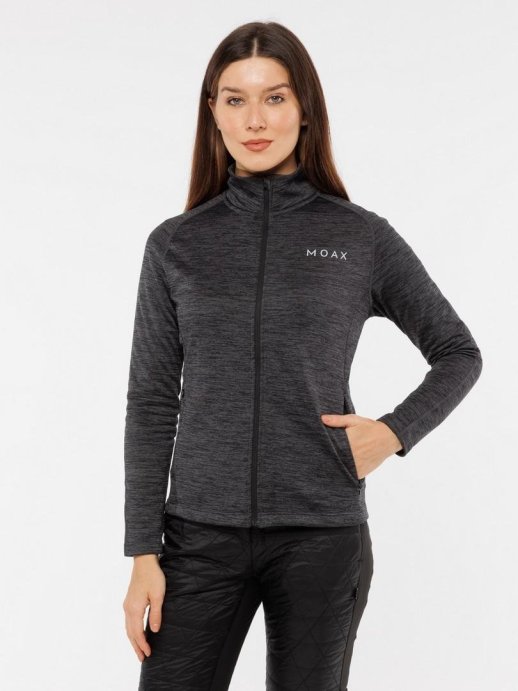 Термокофта на молнии Sport Tech жен. MX215230/10005 угольный