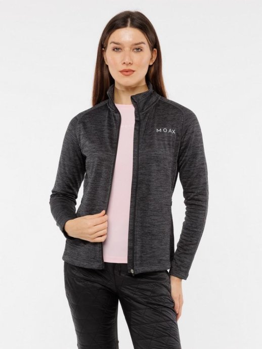 Термокофта на молнии Sport Tech жен. MX215230/10005 угольный