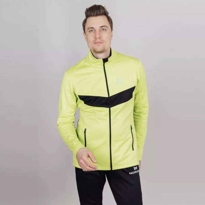 Костюм разминочный Nordski Jr. Base Lime/Black NSJ817180