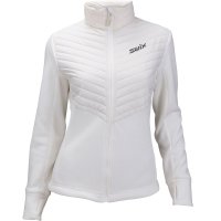 Кофта SWIX Blizzard Hybrid на молнии жен. 15266/00025 снежно-белый
