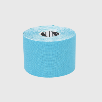 Кинезиотейп RaveTape Air 5х5, голубой (BLUE) RVTA-BLU-55