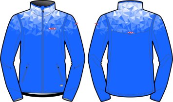 Куртка KV+ TORNADO jacket blue\white 22V104.20