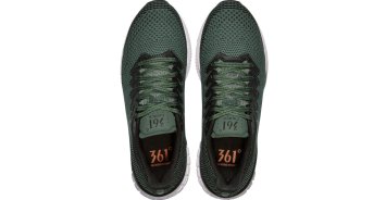 Кроссовки 361 -FIERCE муж. зеленый/черный Y2103/7974