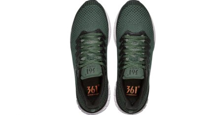 Кроссовки 361 -FIERCE муж. зеленый/черный Y2103/7974