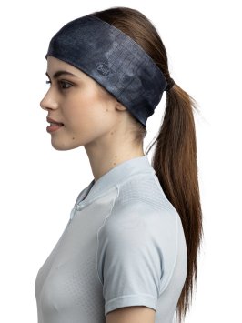 Повязка Buff CoolNet UV Wide Headband Bonsy Graphite 133780.901.10.00