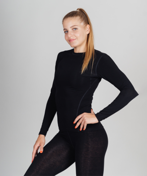 Комплект термобелья Nordski Wool Black W NSW387100