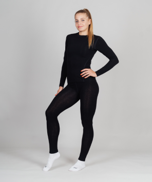 Комплект термобелья Nordski Wool Black W NSW387100