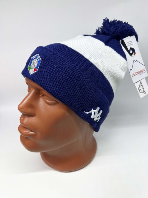 Шапка Kappa K0201 син.-бел.