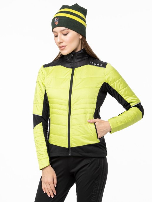 Куртка MOAX NAVADO HYBRID жен. SW222322/51700 лайм