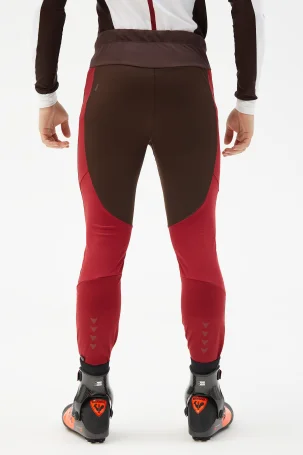 Тайтсы Bivium "СноуРан" муж. бордовый_кофейный